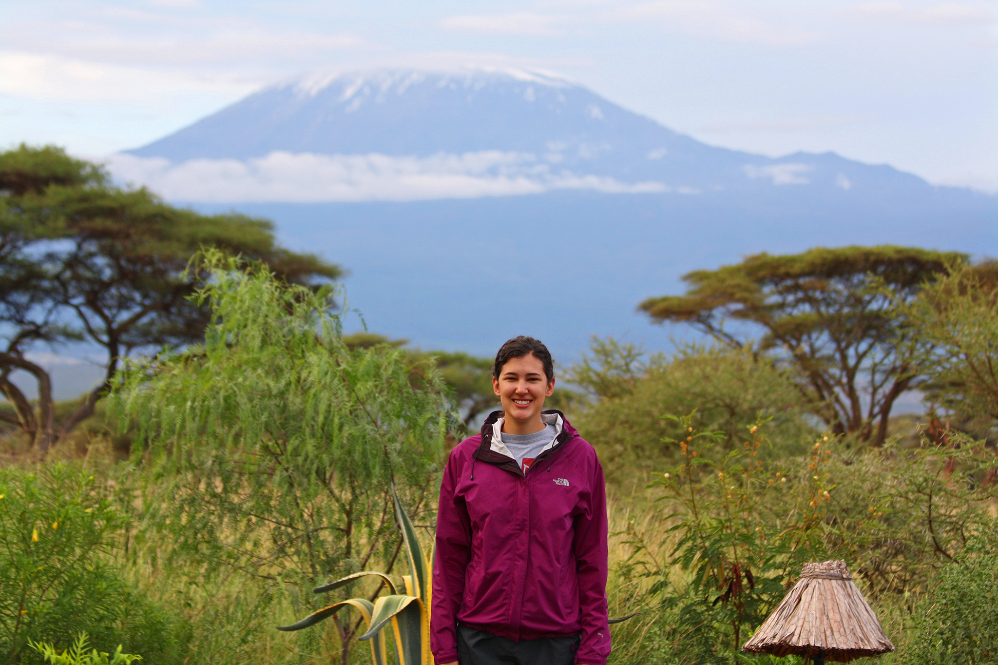 Abby Martin '14 in Kenya.